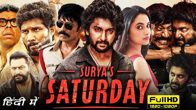 Suryas Satuday [Saripodhaa Sanivaaram] (2024) Hindi Dubbed Full Movie Watch Online HD Print Free Download